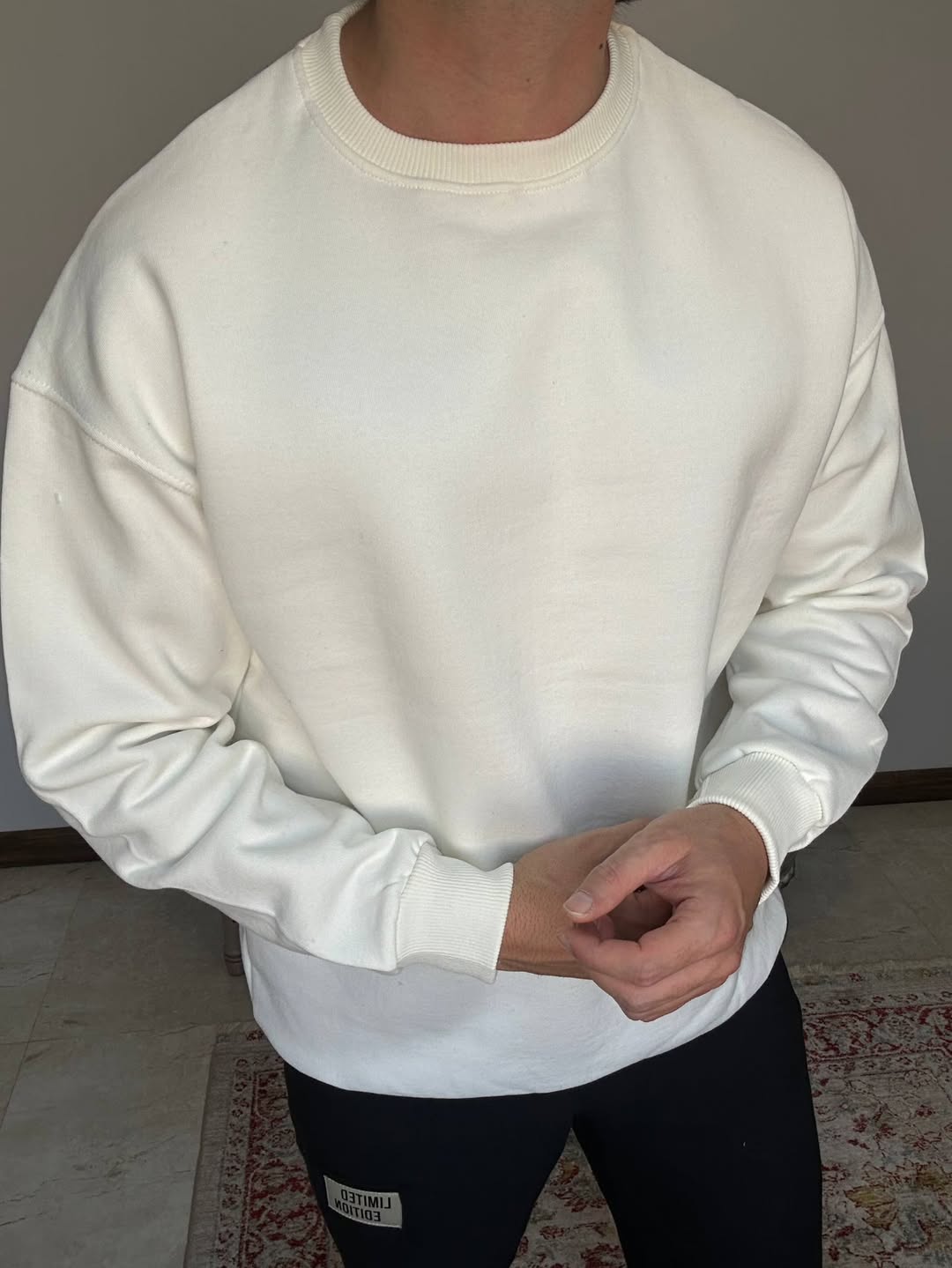 دورس بیسیک  مردانه یقه گرد پارچه ۳ نخ داخل کرک(۱۹۲)