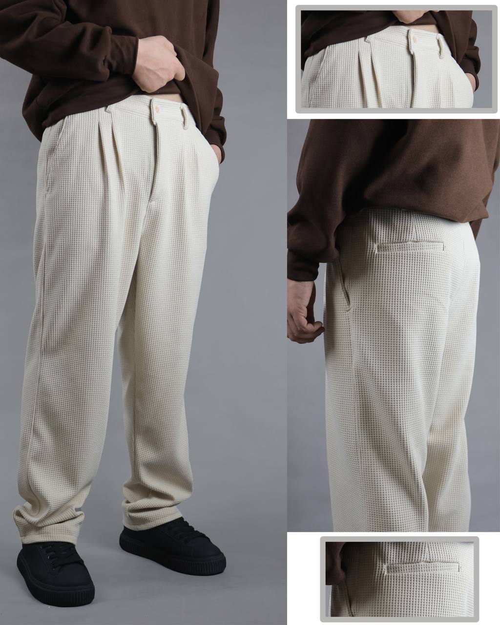 شلوار مردانه  مخمل کبریتی پارچه گرم بالا ۲ پیله اولدمانی(۱۹۳)